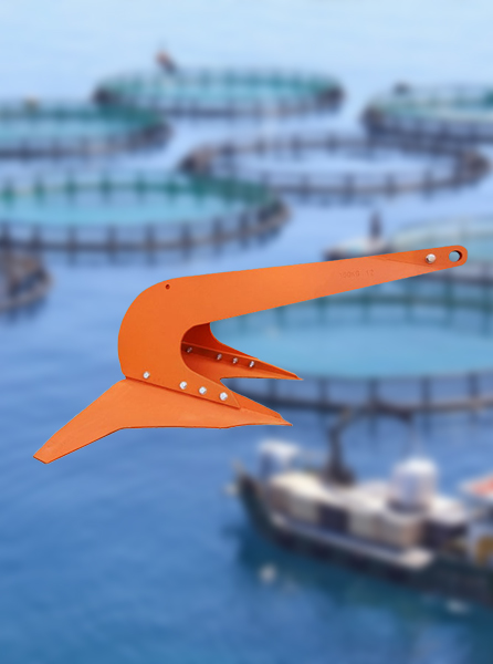 Âncora de amarração para aquicultura